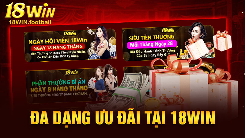 ưu đãi tại 18win 